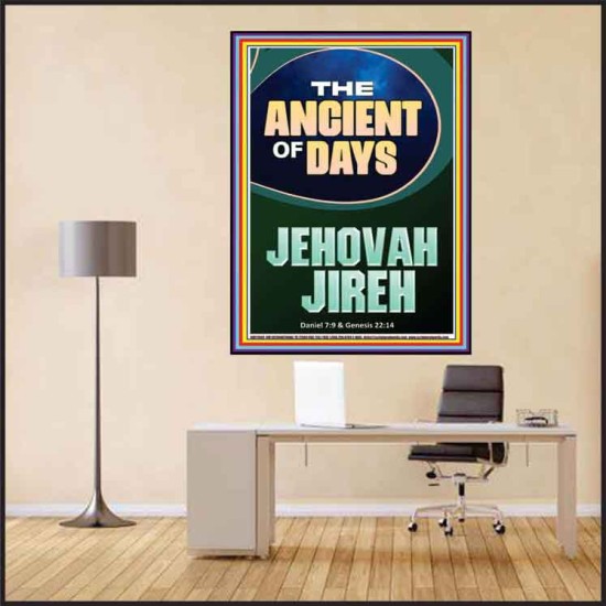 THE ANCIENT OF DAYS JEHOVAH JIREH  Unique Scriptural Picture  GWPEACE11909  