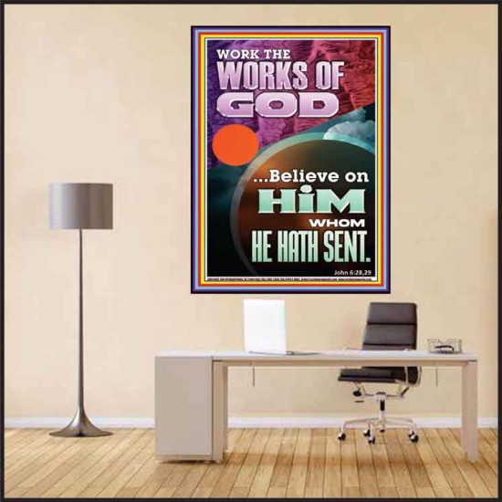 WORK THE WORKS OF GOD  Eternal Power Poster  GWPEACE11949  