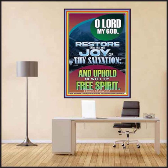 THE JOY OF SALVATION  Bible Verse Poster  GWPEACE11984  