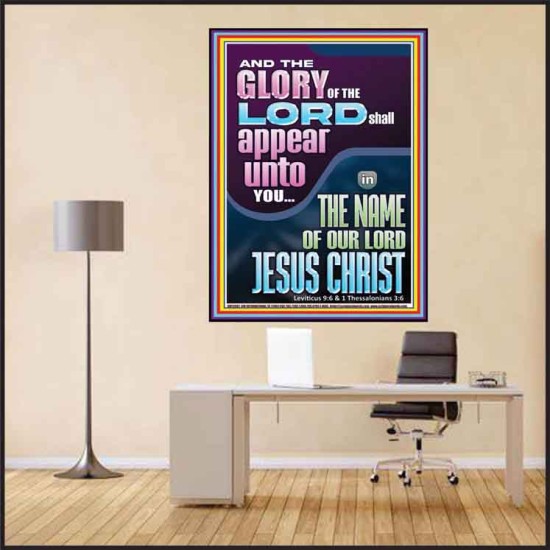 THE GLORY OF THE LORD SHALL APPEAR UNTO YOU  Contemporary Christian Wall Art  GWPEACE12001  