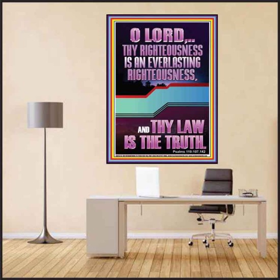 THY LAW IS THE TRUTH O LORD  Religious Wall Art   GWPEACE12213  