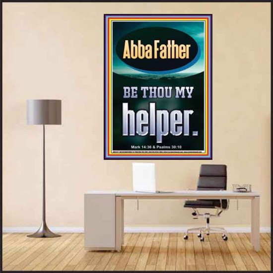 ABBA FATHER BE THOU MY HELPER  Biblical Paintings  GWPEACE12277  