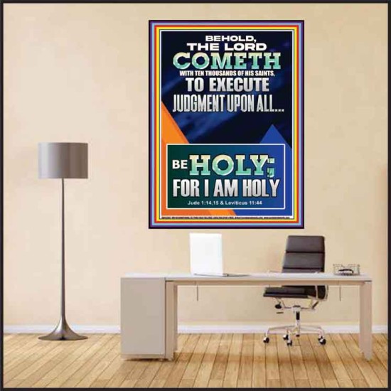 THE LORD COMETH TO EXECUTE JUDGMENT UPON ALL  Large Wall Accents & Wall Poster  GWPEACE12302  