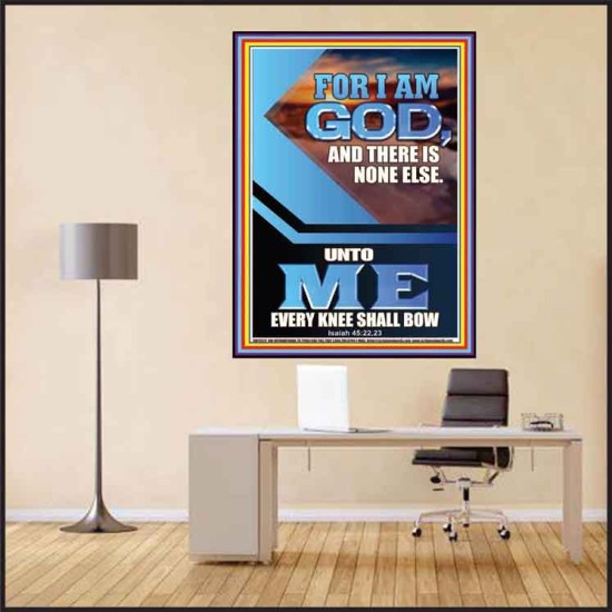 UNTO ME EVERY KNEE SHALL BOW  Custom Wall Scriptural Art  GWPEACE12312  