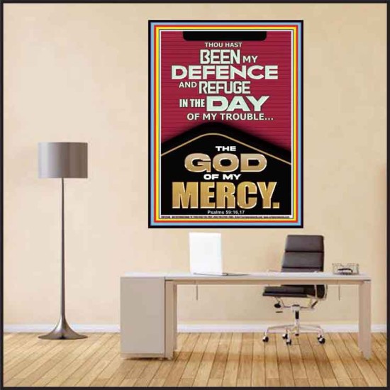 MY DEFENCE AND REFUGE IN THE DAY OF MY TROUBLE  Ultimate Power Poster  GWPEACE12646  