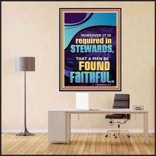 BE FOUND FAITHFUL  Sanctuary Wall Poster  GWPEACE12651  