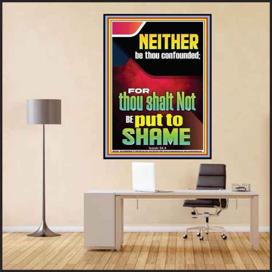 THOU SHALT NOT BE PUT TO SHAME  Sanctuary Wall Poster  GWPEACE12669  