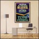 AS THOU HAST BELIEVED SO BE IT DONE UNTO THEE  Scriptures Décor Wall Art  GWPEACE13006  