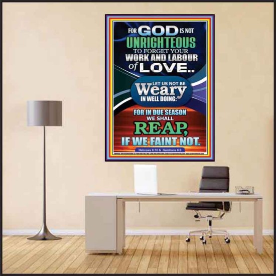 DO NOT BE WEARY IN WELL DOING  Children Room Poster  GWPEACE9988  