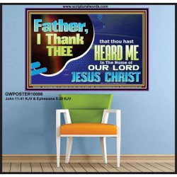 FATHER I THANK YOU  Art & Wall Décor  GWPOSTER10086  "36x24"