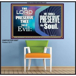 THY SOUL IS PRESERVED FROM ALL EVIL  Wall Décor  GWPOSTER10087  "36x24"