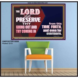 THY GOING OUT AND COMING IN IS PRESERVED  Wall Décor  GWPOSTER10088  "36x24"