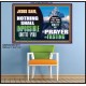 WITH GOD NOTHING SHALL BE IMPOSSIBLE  Modern Wall Art  GWPOSTER10111  