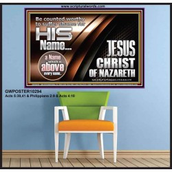 BE COUNTED WORTHY OF THE LORD  Décor Art Works  GWPOSTER10294  "36x24"