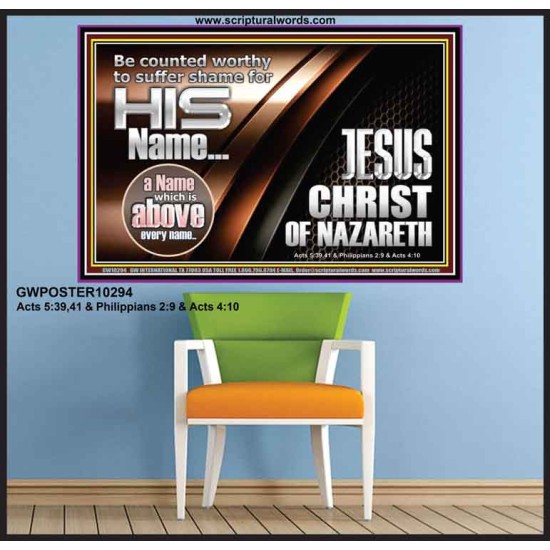 BE COUNTED WORTHY OF THE LORD  Décor Art Works  GWPOSTER10294  