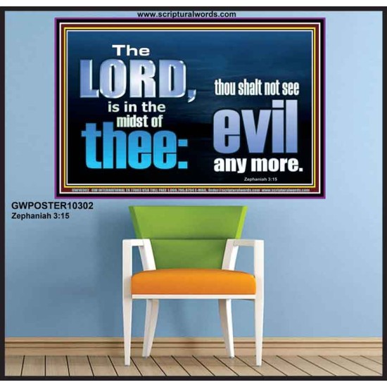 THOU SHALL NOT SEE EVIL ANY MORE  Unique Scriptural ArtWork  GWPOSTER10302  
