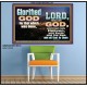 GLORIFIED GOD FOR WHAT HE HAS DONE  Unique Bible Verse Poster  GWPOSTER10318  