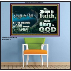 STAGGERED NOT AT THE PROMISE  Art & Décor Poster  GWPOSTER10326  "36x24"
