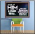 SEEK OF HIM A RIGHT WAY OUR LORD JESUS CHRIST  Custom Poster   GWPOSTER10334  "36x24"