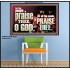 LET ALL THE PEOPLE PRAISE THEE O LORD  Printable Bible Verse to Poster  GWPOSTER10347  "36x24"