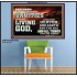 TURN FROM THESE VANITIES TO THE LIVING GOD JEHOVAH  Unique Scriptural Poster  GWPOSTER10363  "36x24"