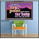 BE COMPASSIONATE LISTEN TO THE CRY OF THE POOR   Righteous Living Christian Poster  GWPOSTER10366  