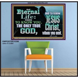 ETERNAL LIFE ONLY THROUGH CHRIST JESUS  Children Room  GWPOSTER10396  "36x24"