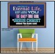 CHRIST JESUS THE ONLY WAY TO ETERNAL LIFE  Sanctuary Wall Poster  GWPOSTER10397  