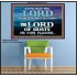 JEHOVAH GOD OUR LORD IS AN INCOMPARABLE GOD  Christian Poster Wall Art  GWPOSTER10447  "36x24"