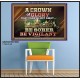 CROWN OF GLORY THAT FADETH NOT BE SOBER BE VIGILANT  Contemporary Christian Paintings Poster  GWPOSTER10501  