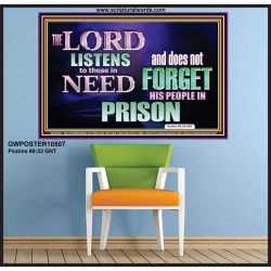 THE LORD NEVER FORGET HIS CHILDREN  Christian Artwork Poster  GWPOSTER10507  "36x24"