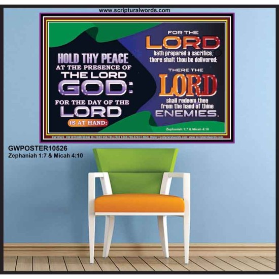THE DAY OF THE LORD IS AT HAND  Church Picture  GWPOSTER10526  