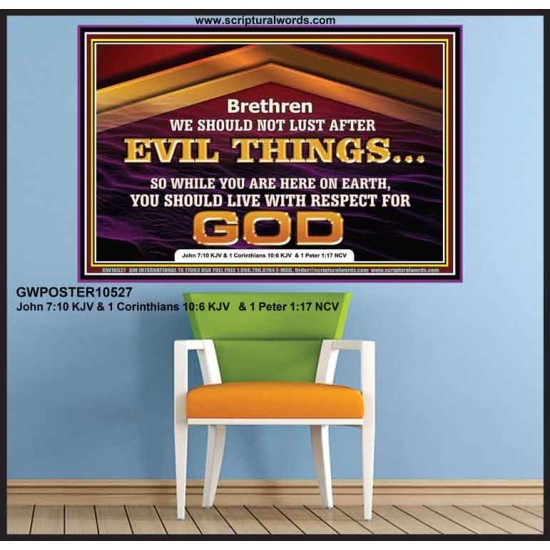 DO NOT LUST AFTER EVIL THINGS  Children Room Wall Poster  GWPOSTER10527  