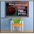 WHY SLEEP YE RISE AND PRAY  Unique Scriptural Poster  GWPOSTER10530  "36x24"