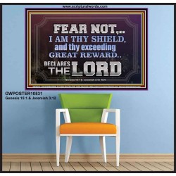 I AM THY SHIELD AND EXCEEDING GREAT REWARD  Unique Power Bible Poster  GWPOSTER10531  "36x24"