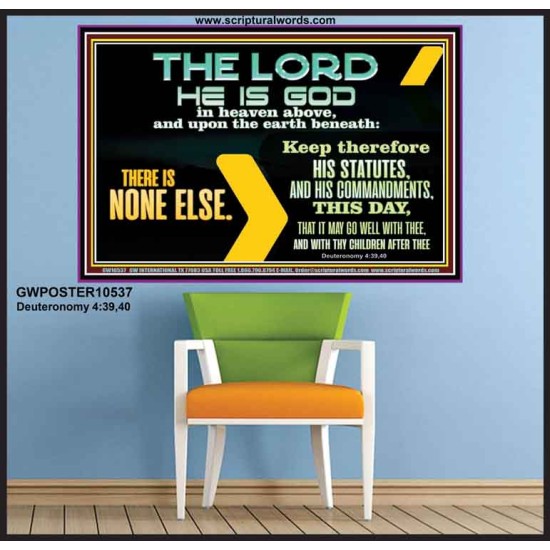 JEHOVAH THE GREAT AND MIGHTY GOD  Scripture Art  GWPOSTER10537  