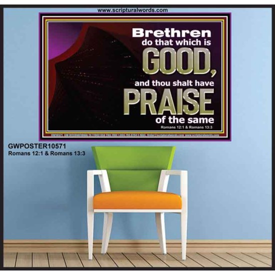 DO THAT WHICH IS GOOD ALWAYS  Sciptural Décor  GWPOSTER10571  