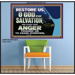 GOD OF OUR SALVATION  Scripture Wall Art  GWPOSTER10573  "36x24"