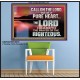 CALL ON THE LORD OUT OF A PURE HEART  Scriptural Décor  GWPOSTER10576  