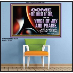 THE VOICE OF JOY AND PRAISE  Wall Décor  GWPOSTER10589  "36x24"