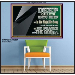 DEEP CALLETH UNTO DEEP  Modern Wall Art  GWPOSTER10591  "36x24"