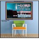 THE LORD RENDER TO EVERY MAN HIS RIGHTEOUSNESS AND FAITHFULNESS  Custom Contemporary Christian Wall Art  GWPOSTER10605  