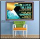 DO YOU LOVE THE LORD WITH ALL YOUR HEART AND SOUL. FEAR HIM  Bible Verse Wall Art  GWPOSTER10632  