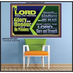 GLORY AND HONOUR ARE IN HIS PRESENCE  Eternal Power Poster  GWPOSTER10667  "36x24"