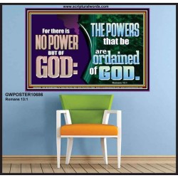 THERE IS NO POWER BUT OF GOD THE POWERS THAT BE ARE ORDAINED OF GOD  Church Poster  GWPOSTER10686  "36x24"