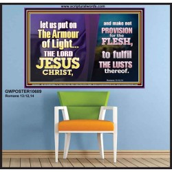 THE ARMOUR OF LIGHT OUR LORD JESUS CHRIST  Ultimate Inspirational Wall Art Poster  GWPOSTER10689  "36x24"