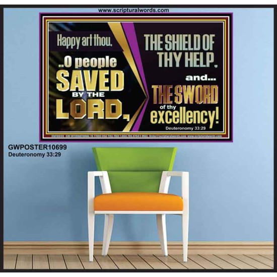 O PEOPLE SAVED BY THE LORD  Children Room Wall Poster  GWPOSTER10699  