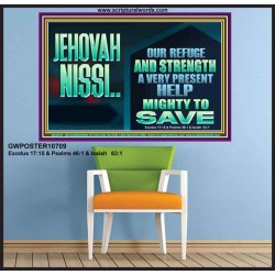 JEHOVAH NISSI A VERY PRESENT HELP  Sanctuary Wall Poster  GWPOSTER10709  "36x24"