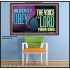 DILIGENTLY OBEY THE VOICE OF THE LORD OUR GOD  Bible Verse Art Prints  GWPOSTER10724  "36x24"