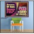 REVERE MY NAME AND REVERENTLY FEAR THE GOD OF ISRAEL  Scriptures Décor Wall Art  GWPOSTER10734  "36x24"